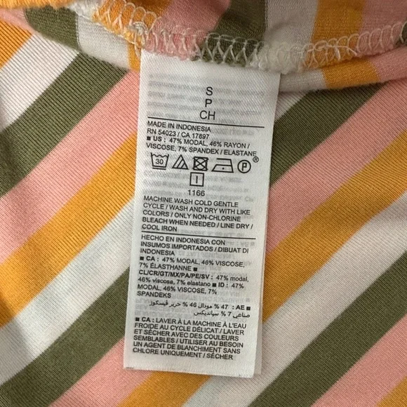 Pajama Striped Tank and Shorts Set - Picture 4 of 4